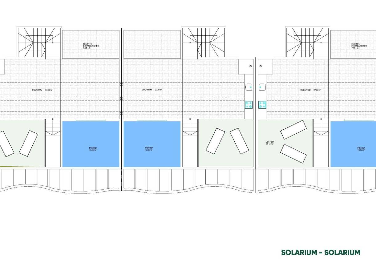 Nieuwbouw - Townhouse / Semi-detached - Pilar de la Horadada - parques de Andromeda