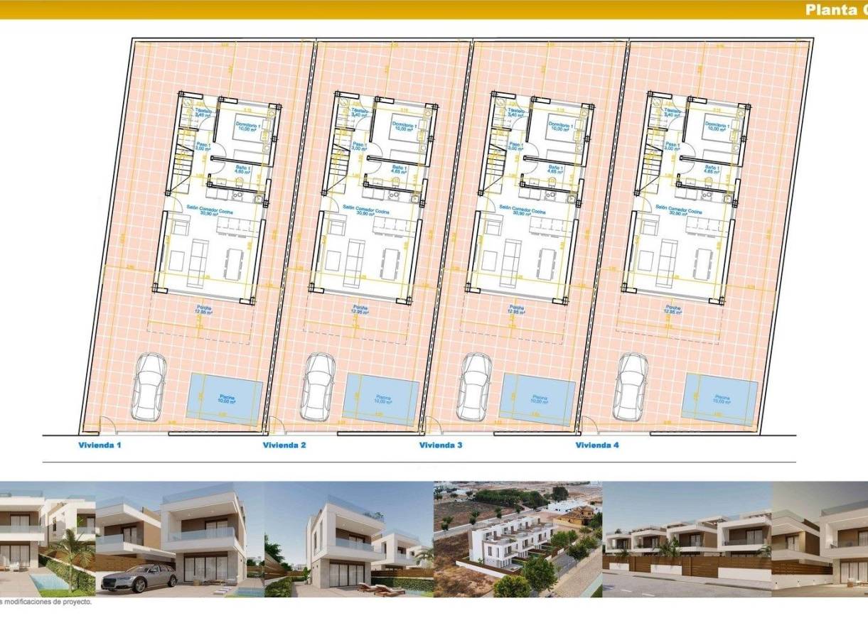 Nieuwbouw - Villa - Pilar de la Horadada - pueblo
