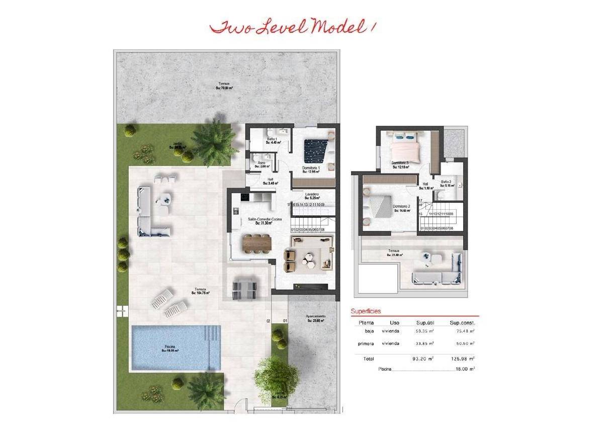 Nieuwbouw - Villa - Baños y mendigo - Altaona Golf