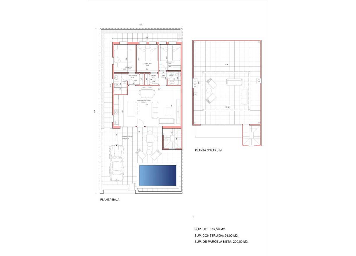 Nieuwbouw - Villa - Fuente Álamo de Murcia - La Pinilla