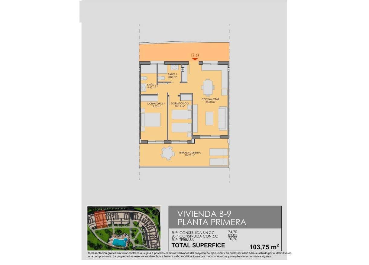 Nieuwbouw - Appartement - Los Alcazares - Serena Golf