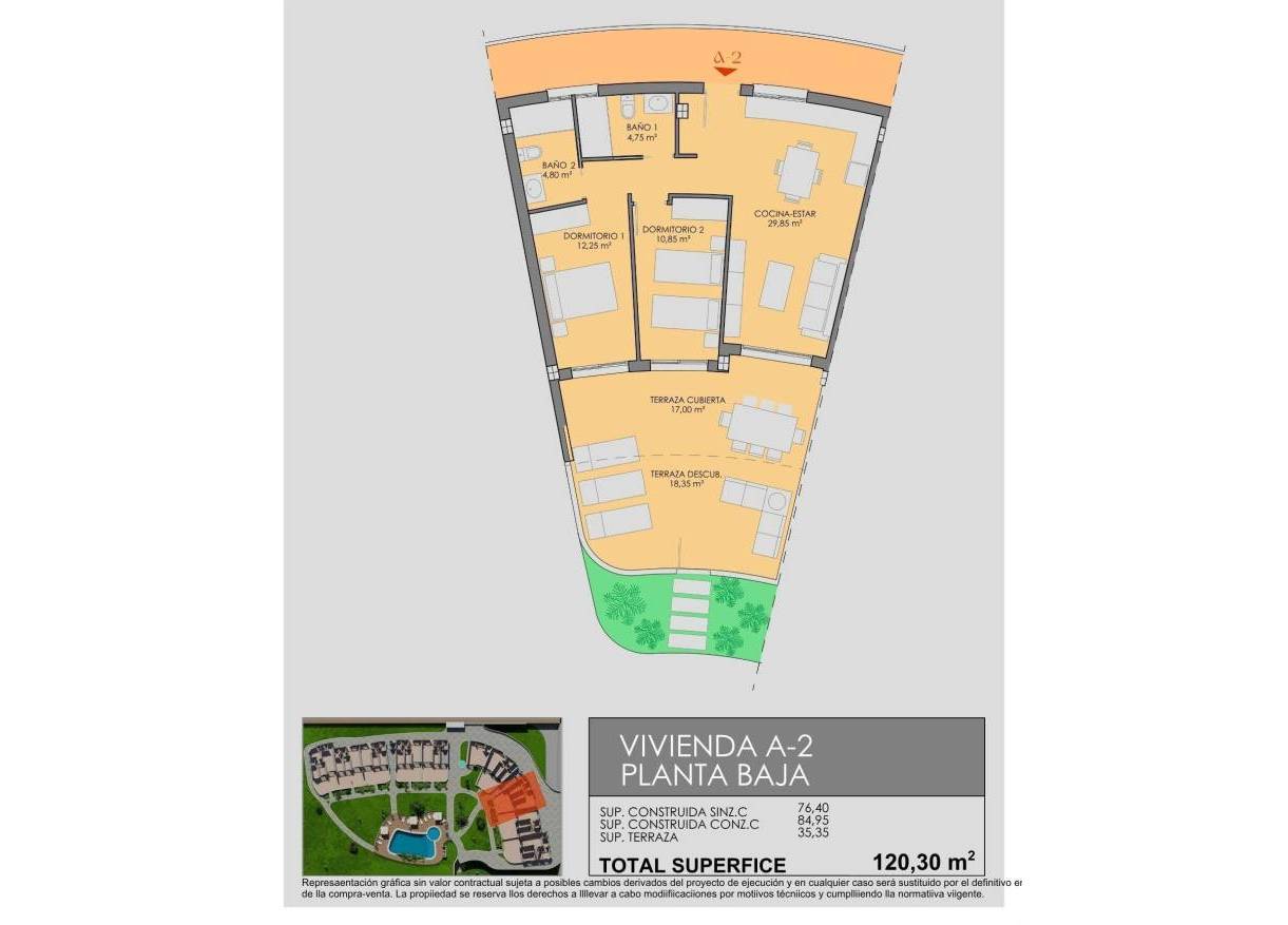 Nieuwbouw - Appartement - Los Alcazares - Serena Golf