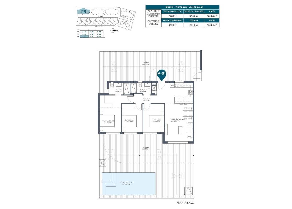 Nieuwbouw - Appartement - Los Alcazares - Serena Golf